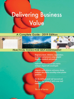 Delivering Business Value A Complete Guide - 2019 Edition