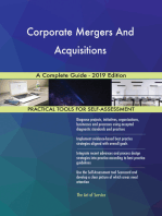 Corporate Mergers And Acquisitions A Complete Guide - 2019 Edition