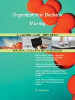 Organizational Decision Making A Complete Guide - 2019 Edition