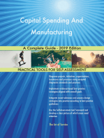 Capital Spending And Manufacturing A Complete Guide - 2019 Edition
