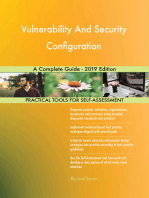 Vulnerability And Security Configuration A Complete Guide - 2019 Edition