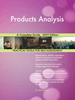 Products Analysis A Complete Guide - 2019 Edition