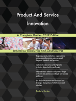Product And Service Innovation A Complete Guide - 2019 Edition