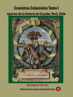 Cronistas Coloniales Tomo I Apartes de la historia de Ecuador, Perú, Chile y Panamá