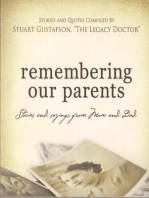 Remembering Our Parents ... Stories and Sayings from Mom & Dad