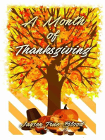 A Month Of Thanksgiving