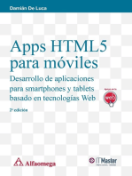 Apss HTML5 para móviles - Desarrollo de aplicaciones para smartphones y tablets basado en tecnologías Web