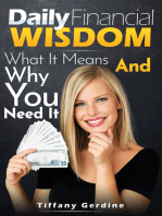 Daily Financial Wisdom: What it Means and Why you Need It
