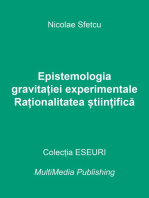 Epistemologia gravitației experimentale: Raționalitatea științifică