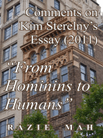 Comments on Kim Sterelny’s Essay (2011) "From Hominins to Humans"