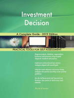Investment Decision A Complete Guide - 2019 Edition