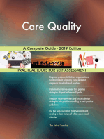 Care Quality A Complete Guide - 2019 Edition