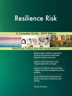 Resilience Risk A Complete Guide - 2019 Edition