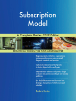 Subscription Model A Complete Guide - 2019 Edition