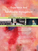 Experience And Relationship Management A Complete Guide - 2019 Edition