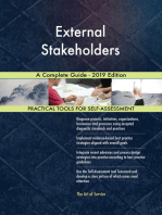 External Stakeholders A Complete Guide - 2019 Edition