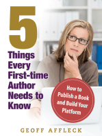 5 Things Every First-Time Author Needs to Know