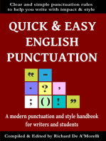 Quick & Easy English Punctuation: A Modern Punctuation and Style Handbook for Writers and Students