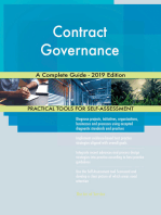 Contract Governance A Complete Guide - 2019 Edition