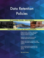 Data Retention Policies A Complete Guide - 2019 Edition