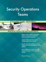 Security Operations Teams A Complete Guide - 2019 Edition