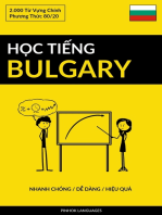 Học Tiếng Bulgary - Nhanh Chóng / Dễ Dàng / Hiệu Quả: 2.000 Từ Vựng Chính