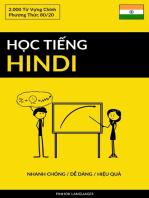 Học Tiếng Hindi - Nhanh Chóng / Dễ Dàng / Hiệu Quả: 2.000 Từ Vựng Chính