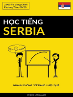 Học Tiếng Serbia - Nhanh Chóng / Dễ Dàng / Hiệu Quả: 2.000 Từ Vựng Chính
