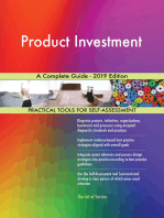 Product Investment A Complete Guide - 2019 Edition