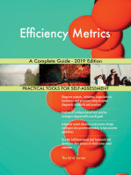 Efficiency Metrics A Complete Guide - 2019 Edition