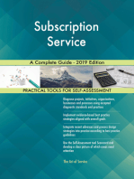 Subscription Service A Complete Guide - 2019 Edition