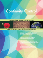 Continuity Control A Complete Guide - 2019 Edition