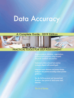 Data Accuracy A Complete Guide - 2019 Edition