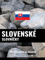 Slovenské Slovníčky: Přístup Založený Na Tématech