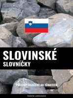 Slovinské Slovníčky: Přístup Založený Na Tématech