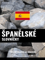 Španělské Slovníčky: Přístup Založený Na Tématech