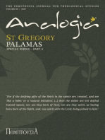 Analogia: The Pemptousia Journal for Theological Studies Vol 6 (St Gregory the Palamas Part 4)