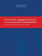 University engagement and environmental sustainability