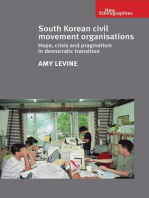 South Korean civil movement organisations: Hope, crisis, and pragmatism in democratic transition