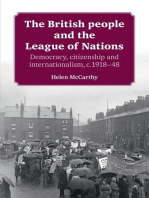 The British people and the League of Nations: Democracy, citizenship and internationalism, <i>c</i>.1918–45