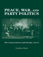 Peace, war and party politics: The Conservatives and Europe, 1846–59