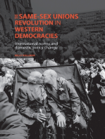 The same-sex unions revolution in Western democracies: International norms and domestic policy change