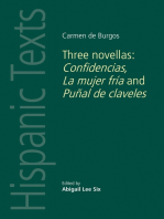Carmen de Burgos: Three novellas: <i>Confidencias</i>, <i>La mujer fría</i> and <i>Puñal de claveles</i>