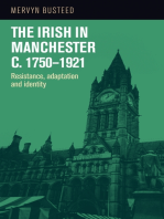 The Irish in Manchester <i>c</i>.1750–1921