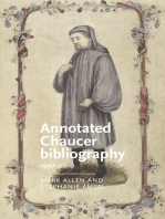 Annotated Chaucer bibliography: 1997–2010