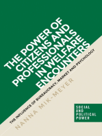 The power of citizens and professionals in welfare encounters: The influence of bureaucracy, market and psychology