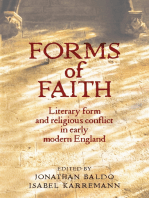 Forms of faith: Literary form and religious conflict in early modern England