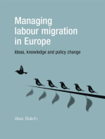 Managing labour migration in Europe: Ideas, knowledge and policy change