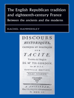 The English Republican tradition and eighteenth-century France: Between the ancients and the moderns