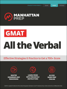 Read Gmat All The Verbal Online By Manhattan Prep Books
